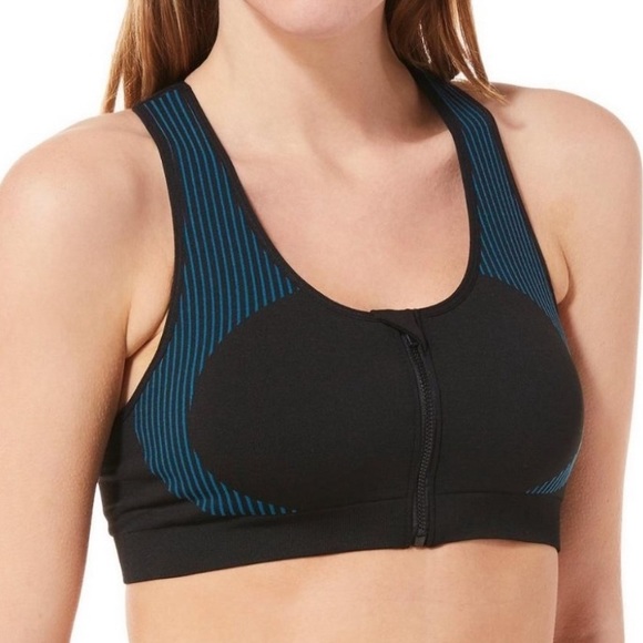 BCBGeneration Zipper Front Sports Bra - Picture 8 of 9